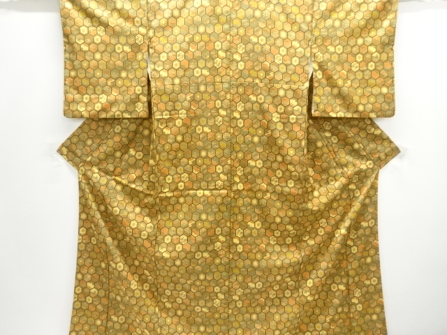 JAPANESE KIMONO / KOMON / KIKKO WITH FLOWER